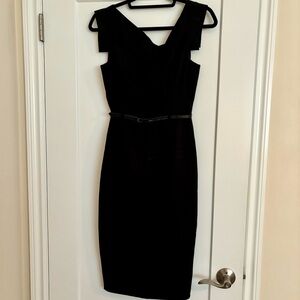 Black Halo Jackie O dress - black